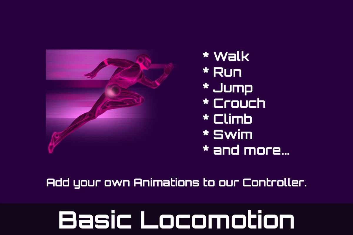 Third Person Controller – Humanoid Basics asset