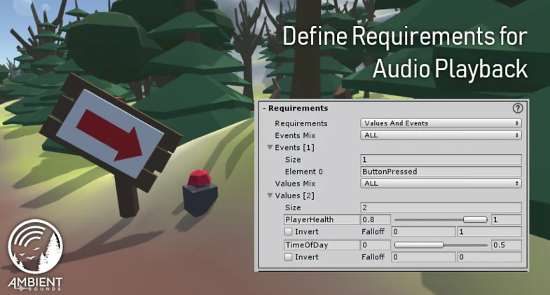Ambient Sounds – Interactive Soundscapes for Unity 6 asset