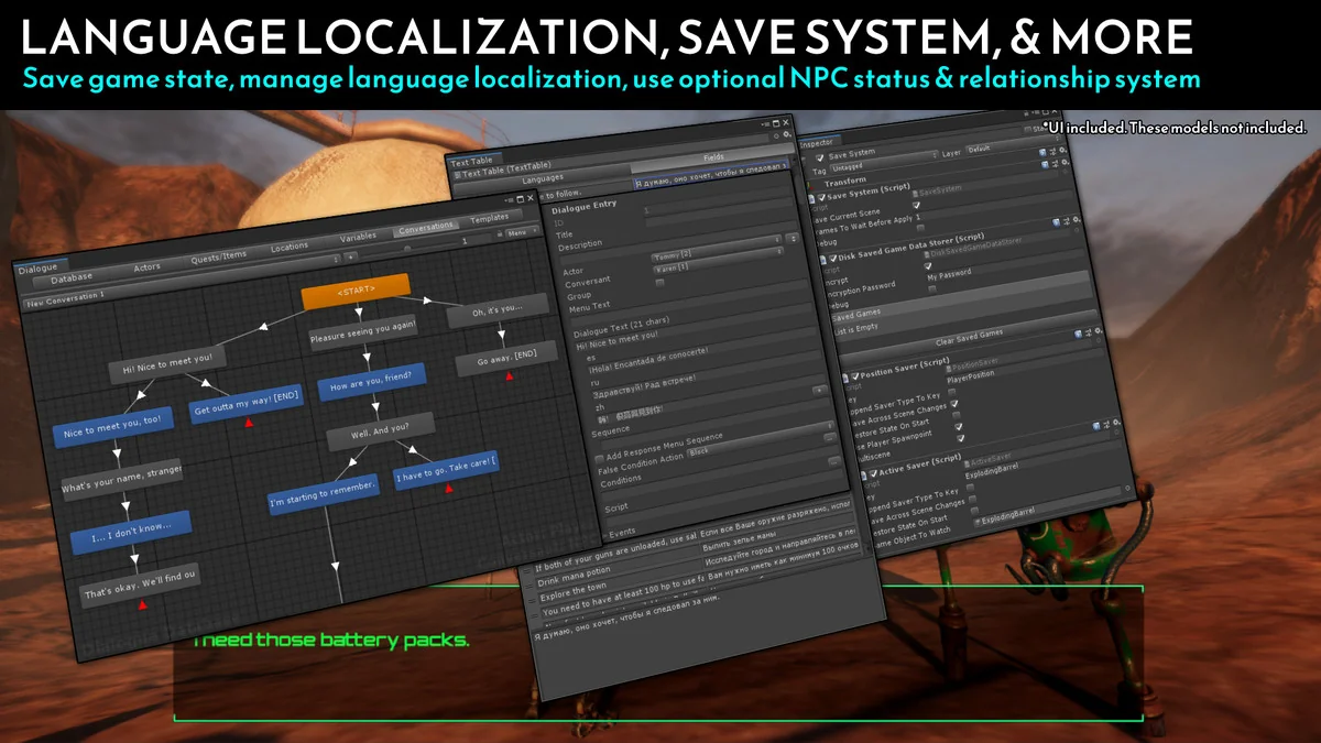 Dialogue System for Unity asset