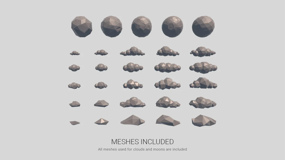 Polyverse Skies | Low Poly Skybox Shaders asset