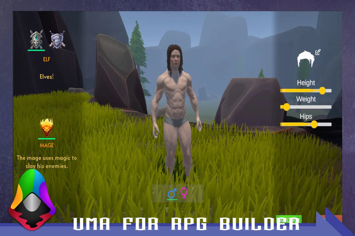 UMA for RPG Builder asset