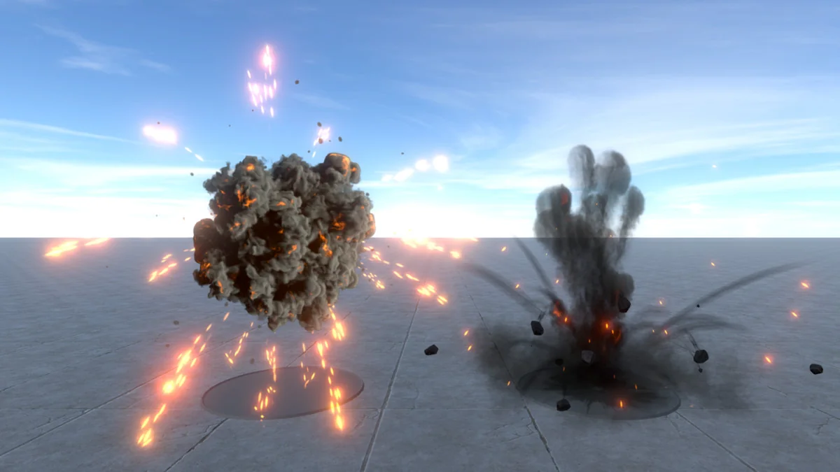 HQ Realistic explosions asset