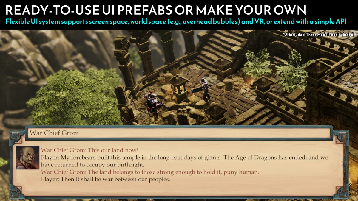 Dialogue System for Unity asset