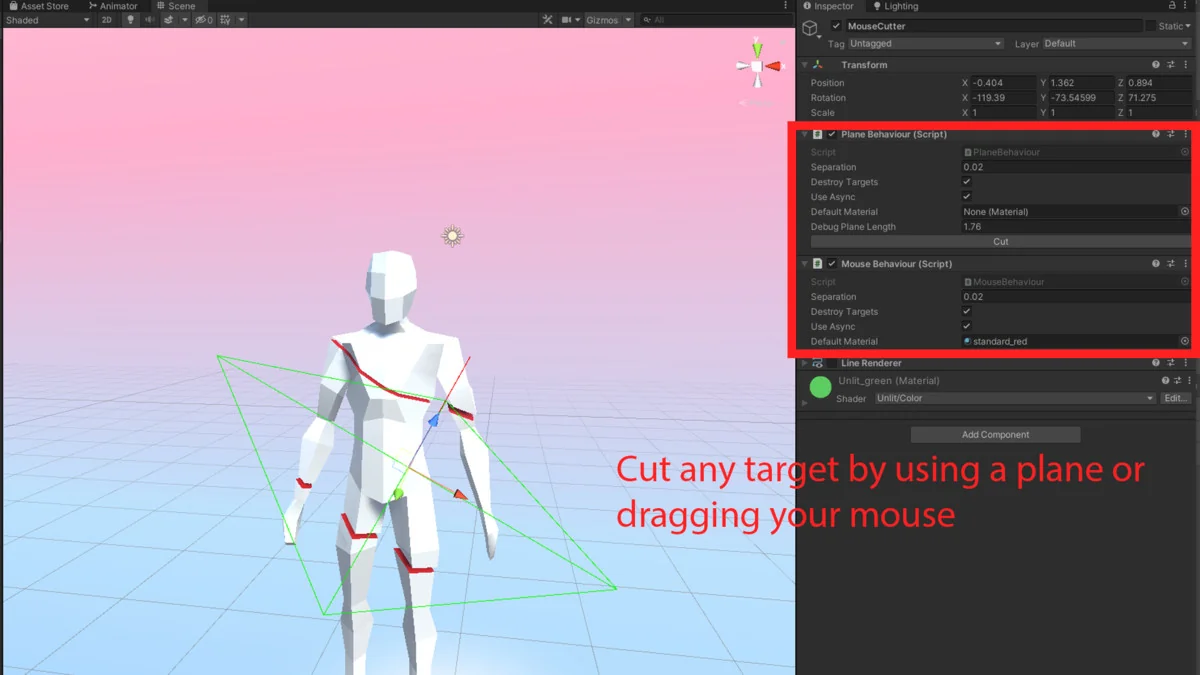 Dynamic Mesh Cutter asset