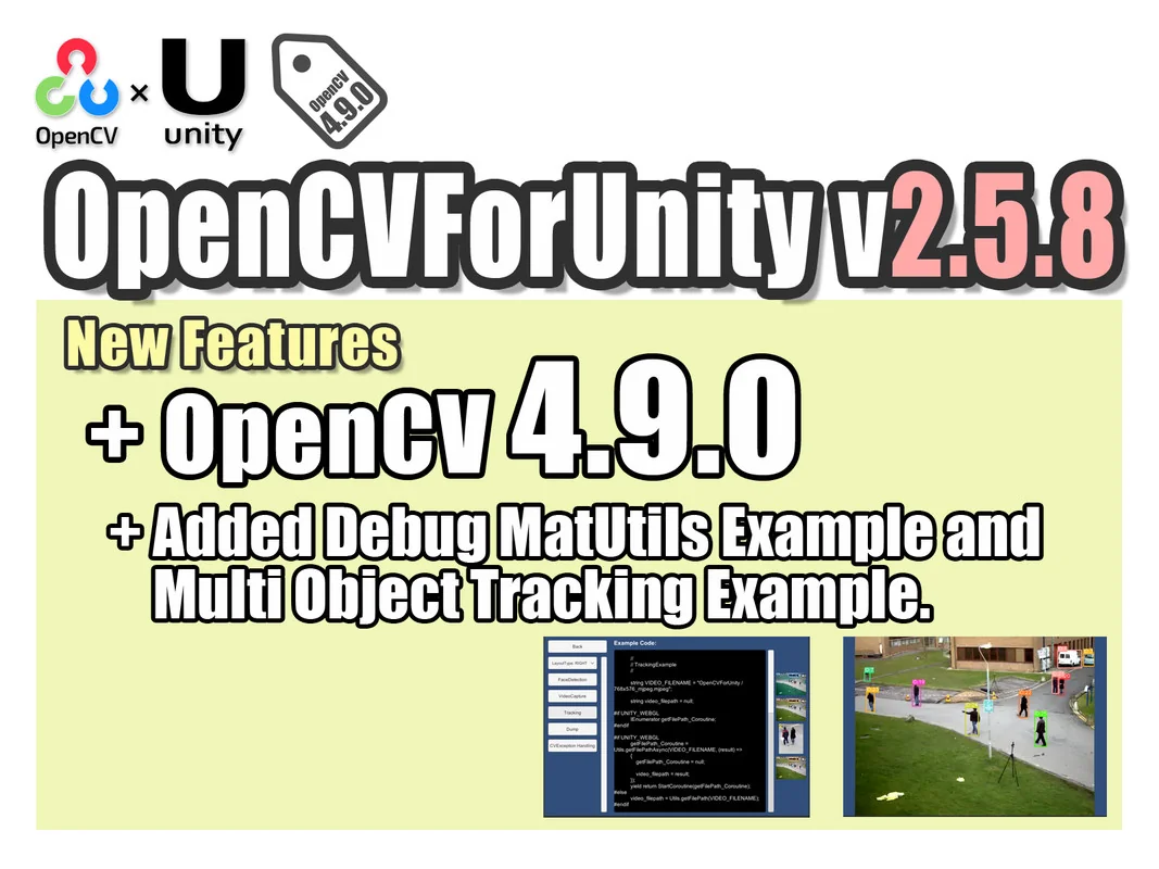 OpenCV for Unity asset