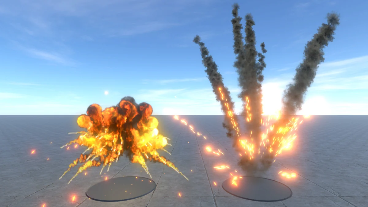 HQ Realistic explosions asset