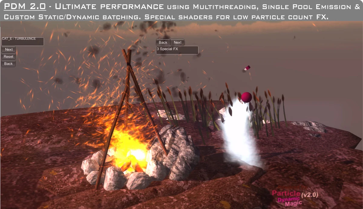 Particle Dynamic Magic 2: Decal, Spline, AI Particles & dynamics asset