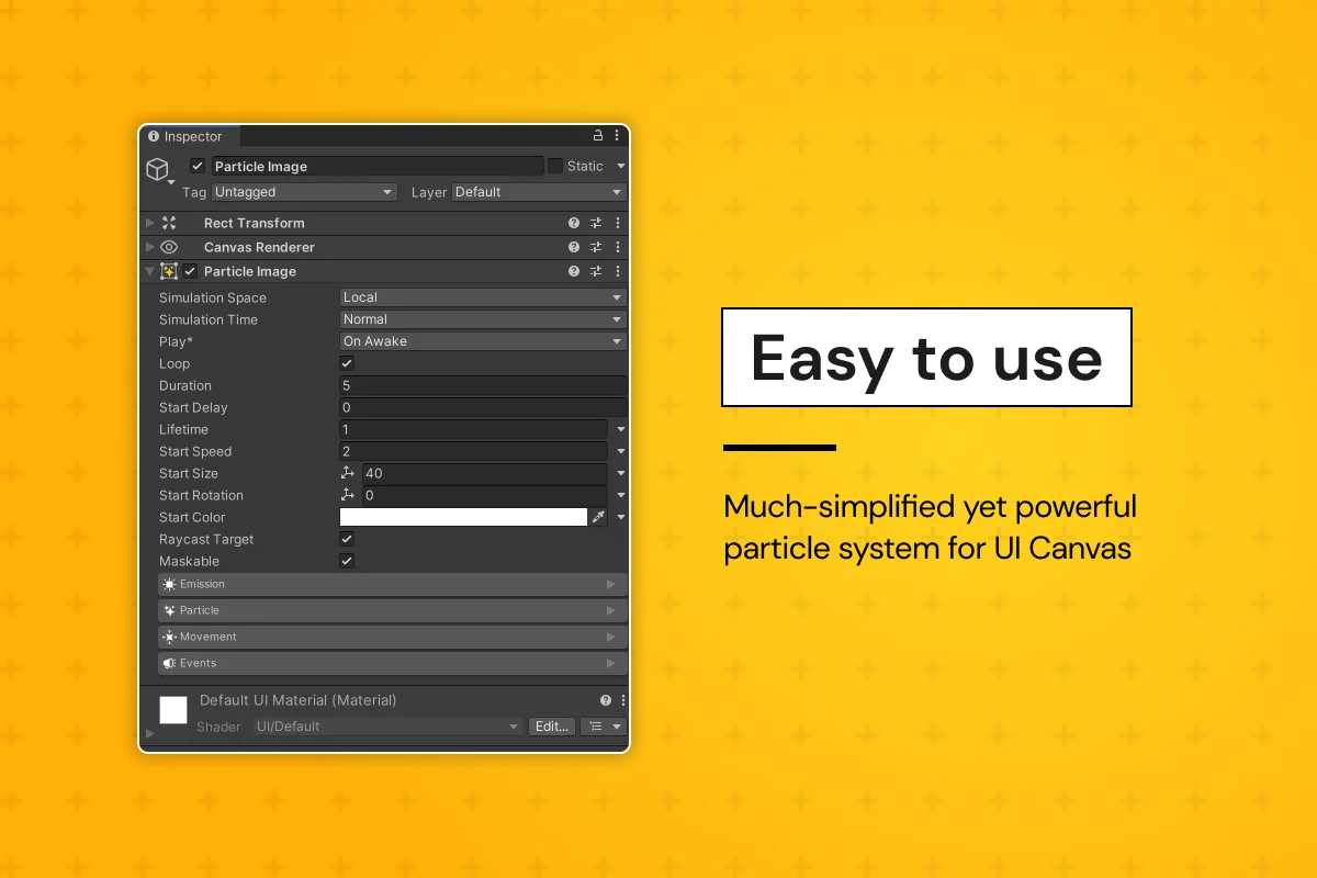 UI Particle Image asset