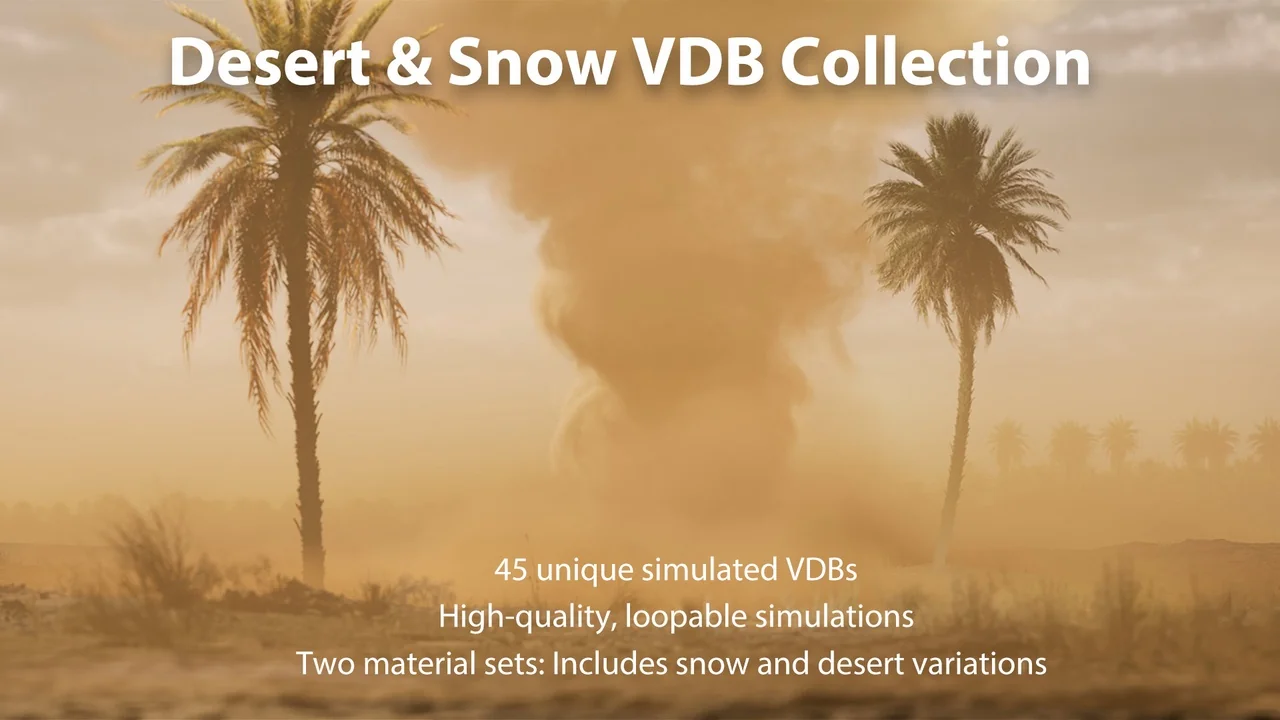 Desert & Snow VDB Collection