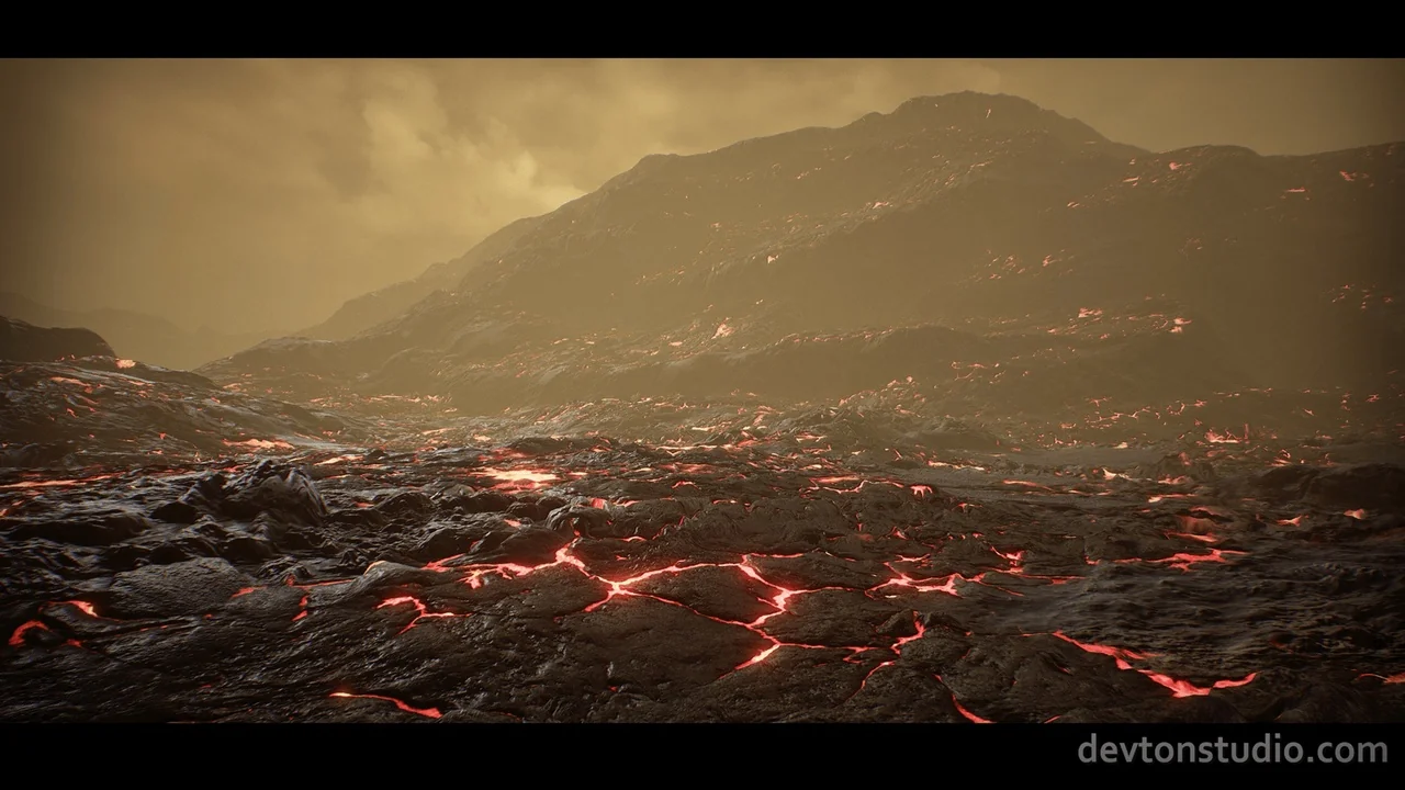 Planet Venus Landscape