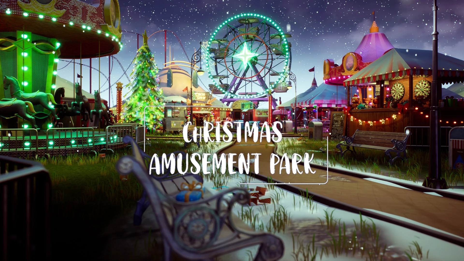 Stylized Christmas Amusement Park ( Stylized Christmas Amusement Christmas 3D )
