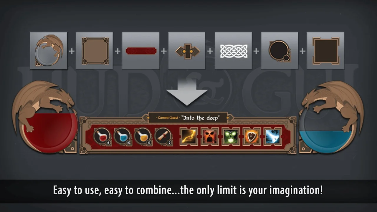 HUD and GUI Medieval Art Bundle