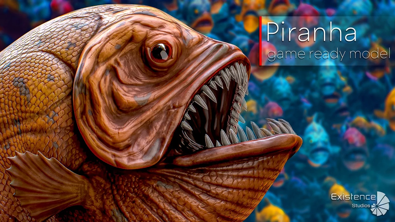 Ocean Monster Fish Pack - Part 2 - Underwater Creatures - Fish low poly - #11
