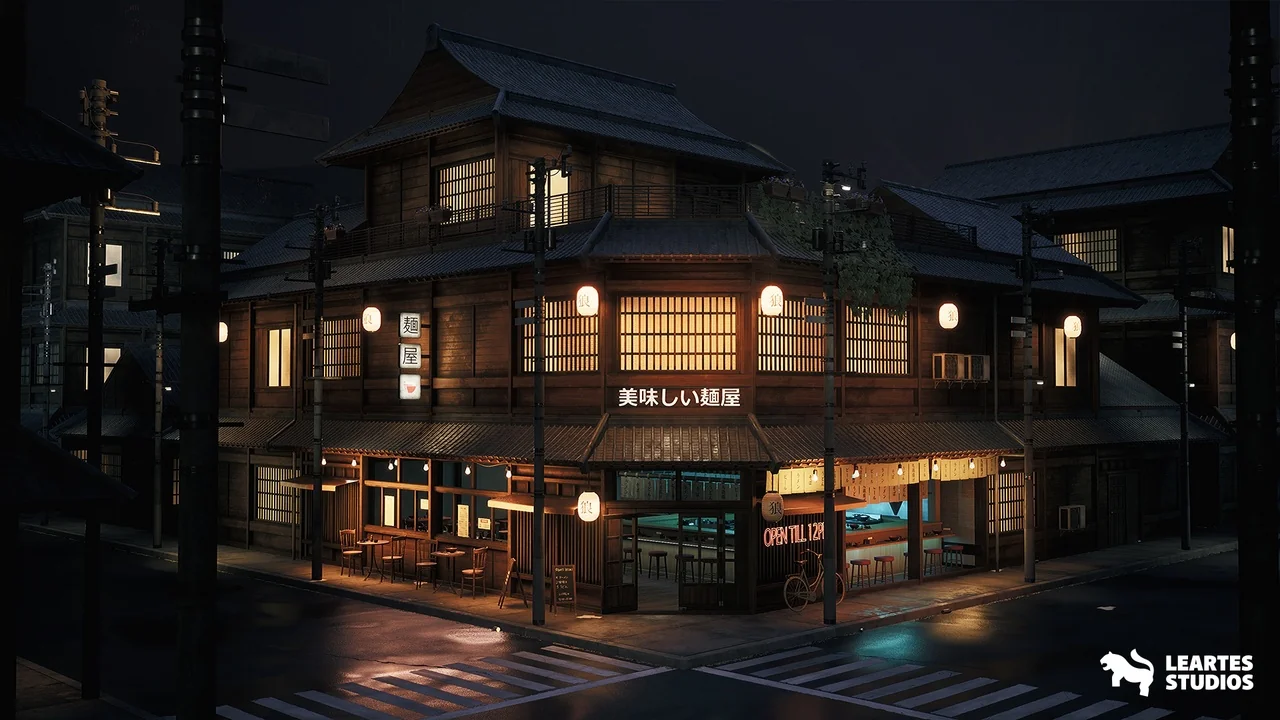 Ramen Restaurant Environment ( Ramen Restaurant Ramen Interıor Exterior Cafe )