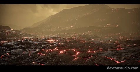 Planet Venus Landscape