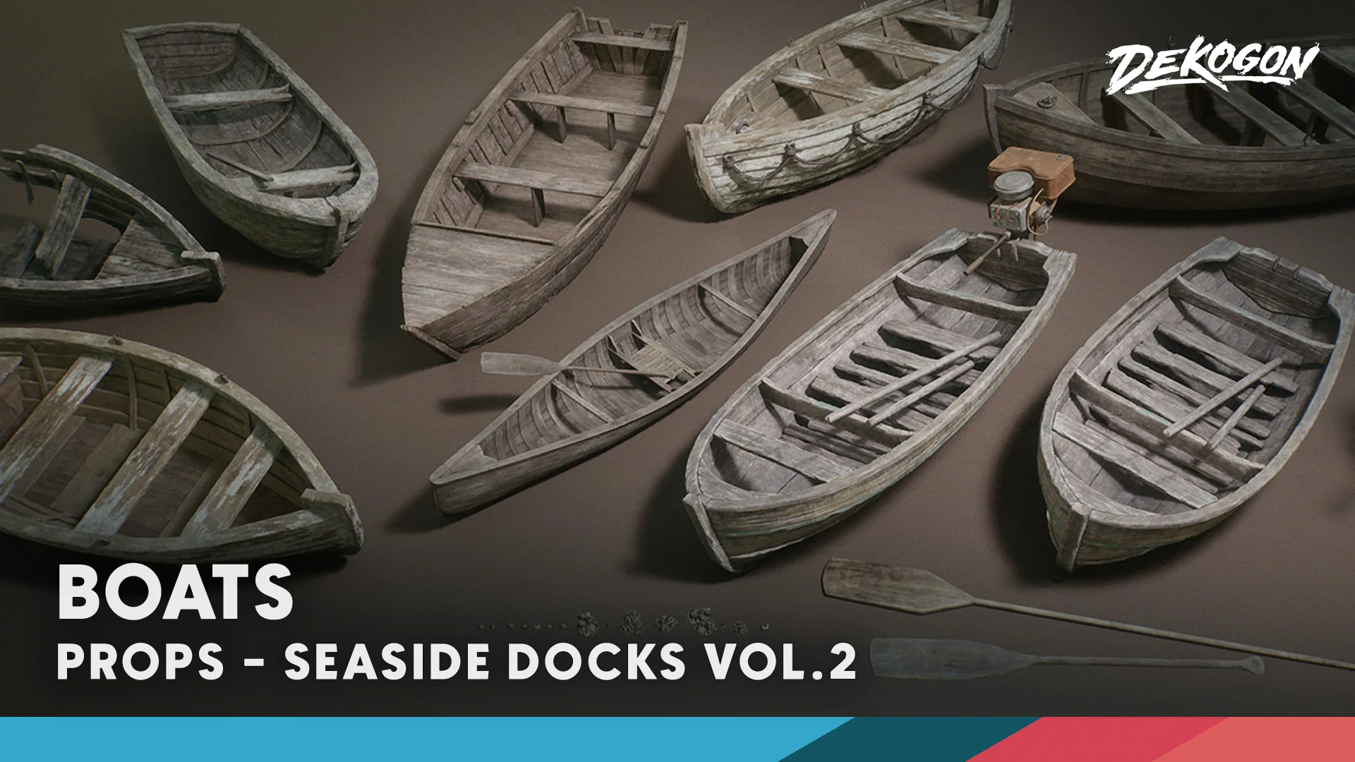 Seaside Docks VOL.2 - Boats (Nanite + Low Poly)