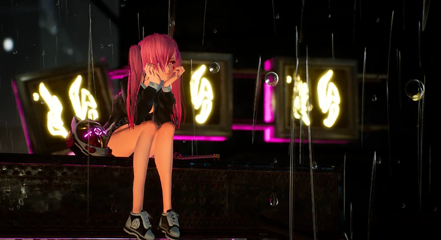 PINK CYBER GIRL