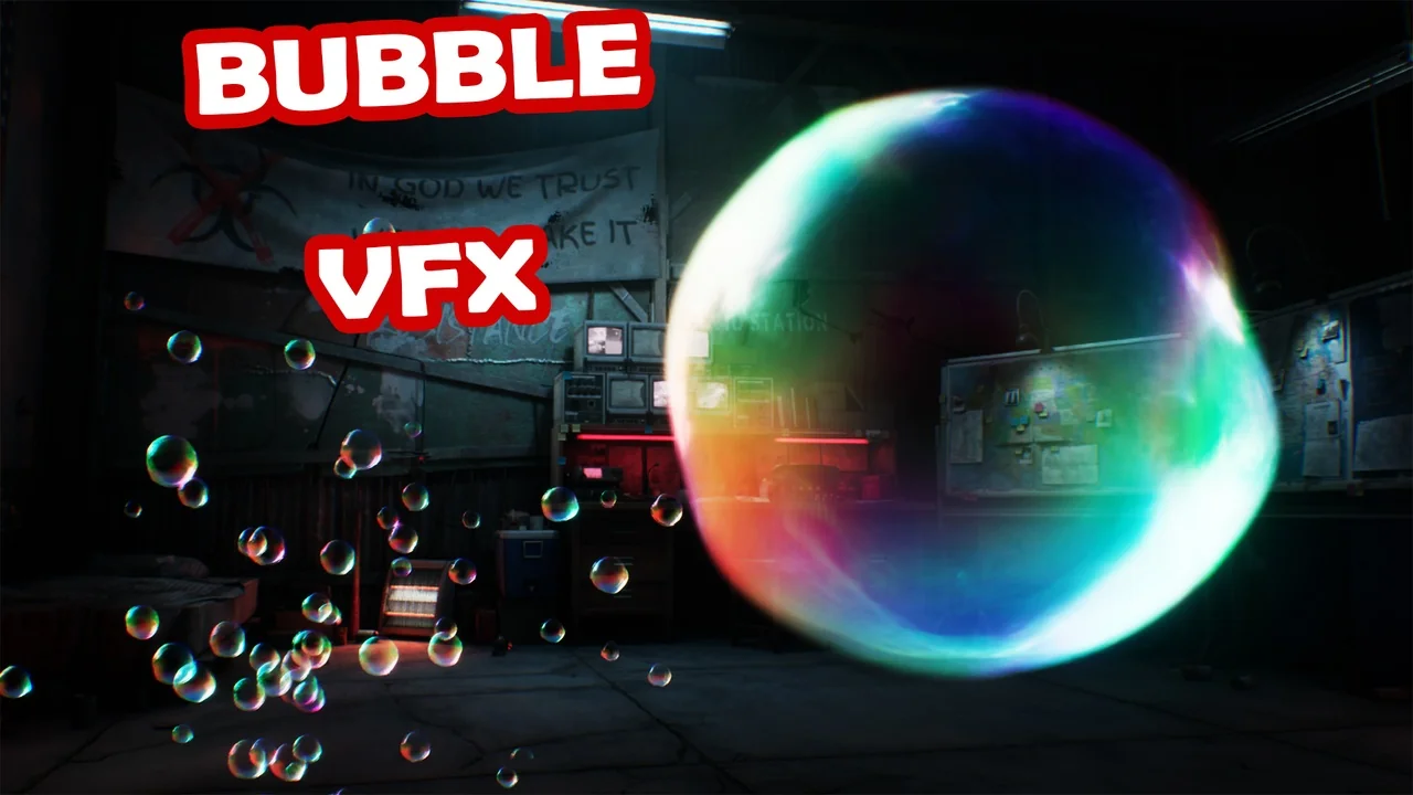 Stylized Soap Bubble VFX – Niagara System for Unreal Engine 5