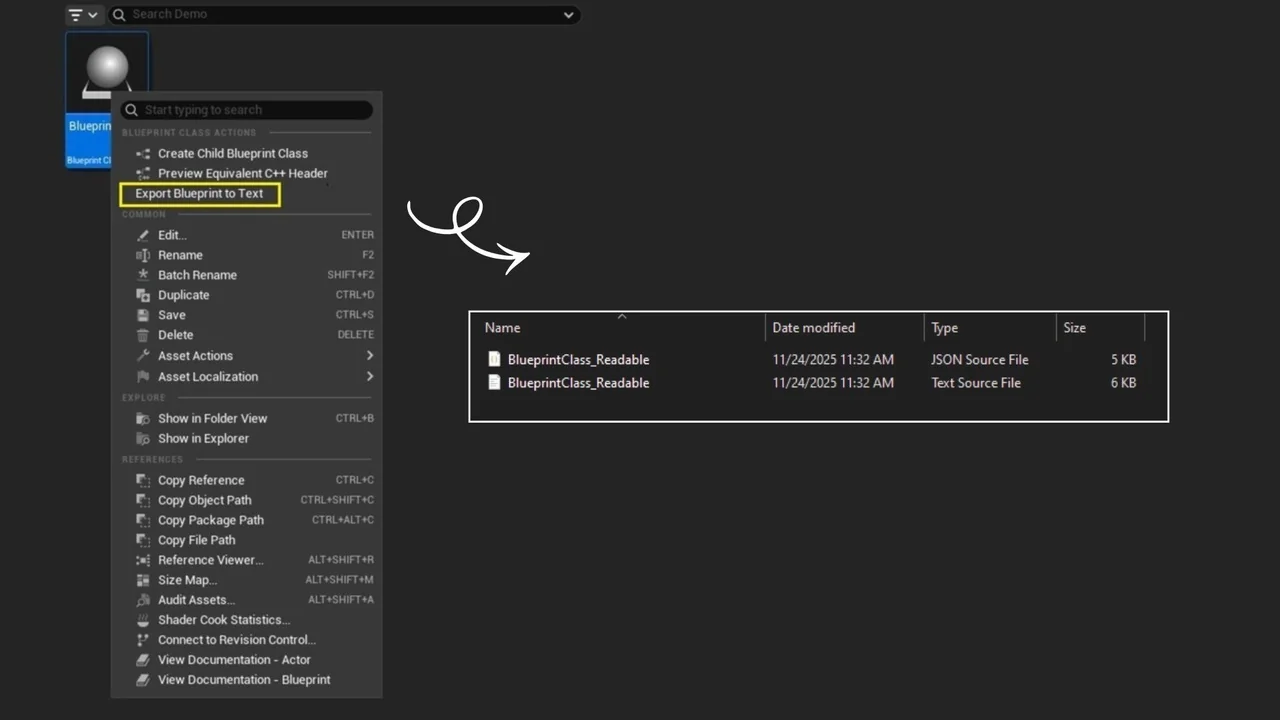 Blueprint Exporter