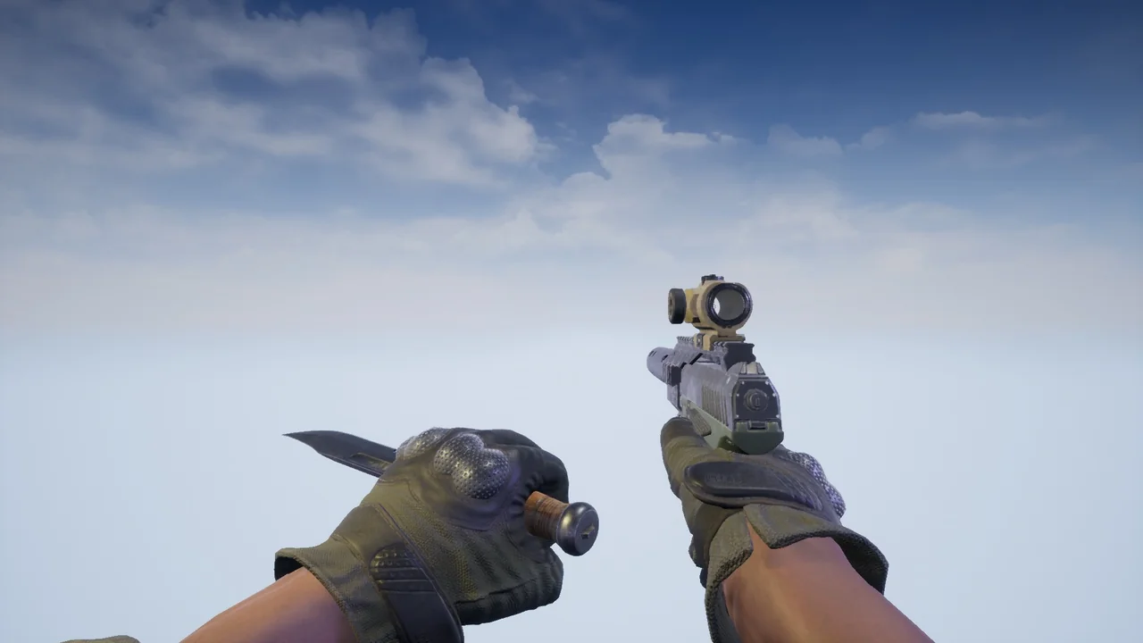 FPS Pistol And Knife Animations