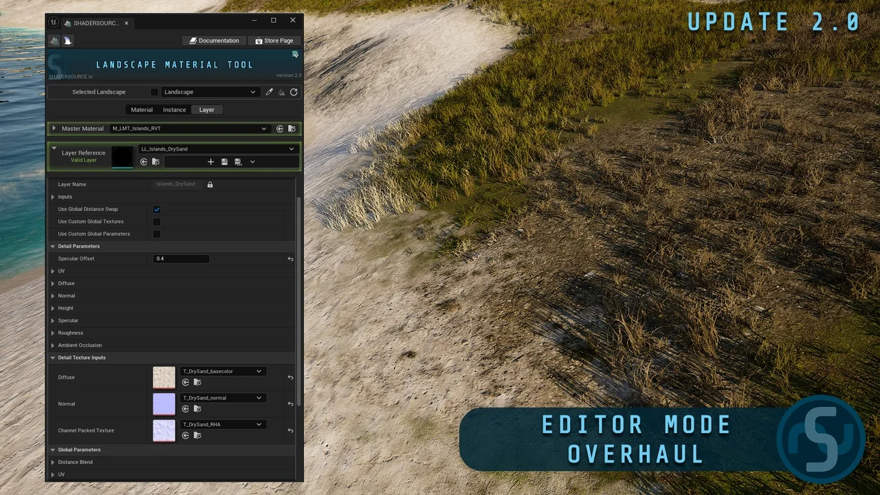 SHADERSOURCE - Landscape Material Tool