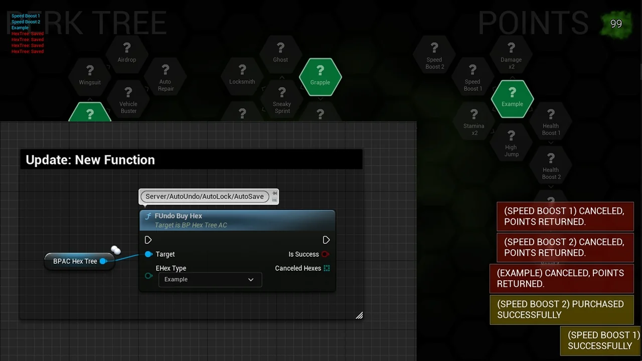 HEX TREE (Skill, Perk, Tech)