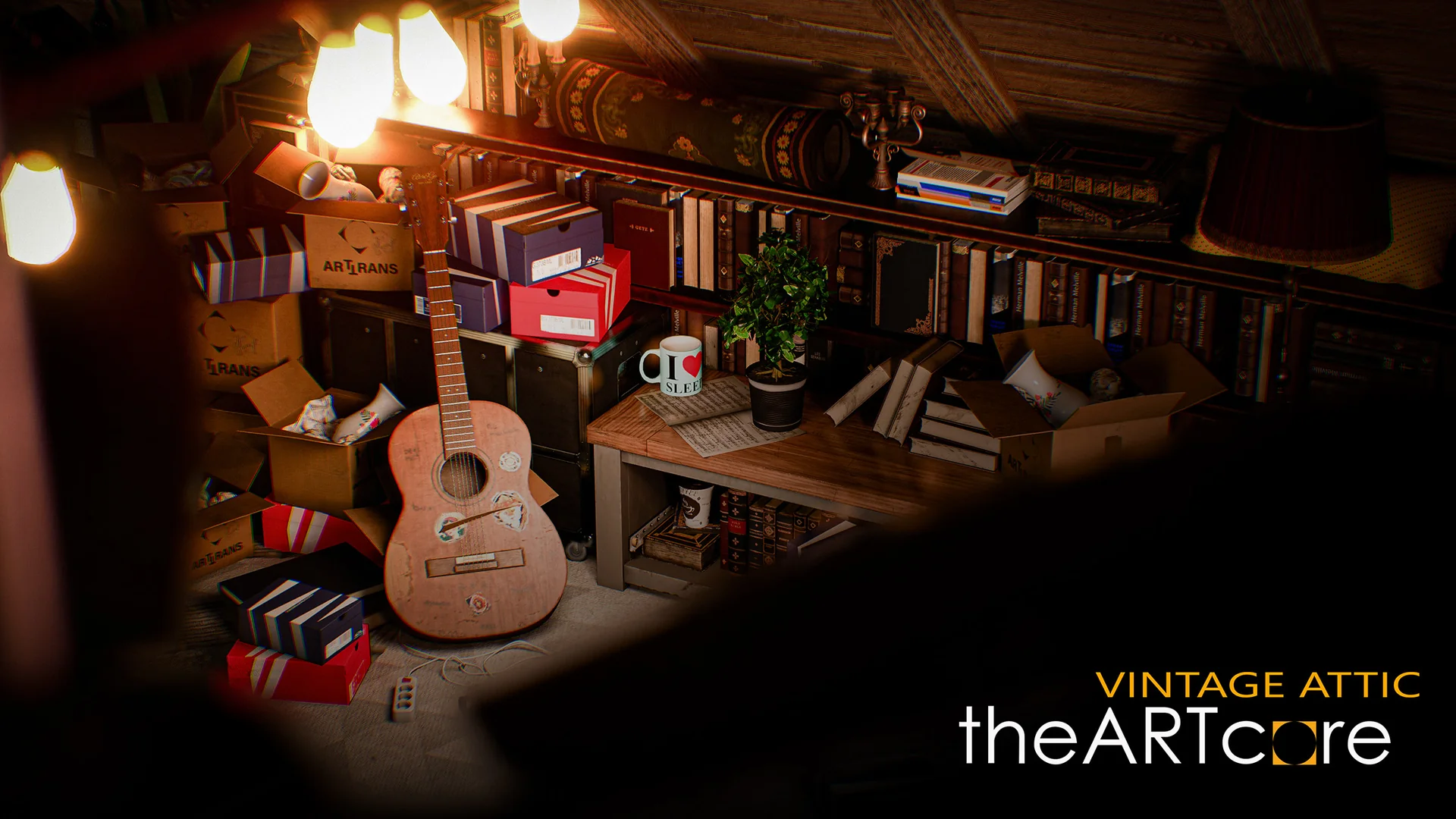 Vintage Attic Environment Kit