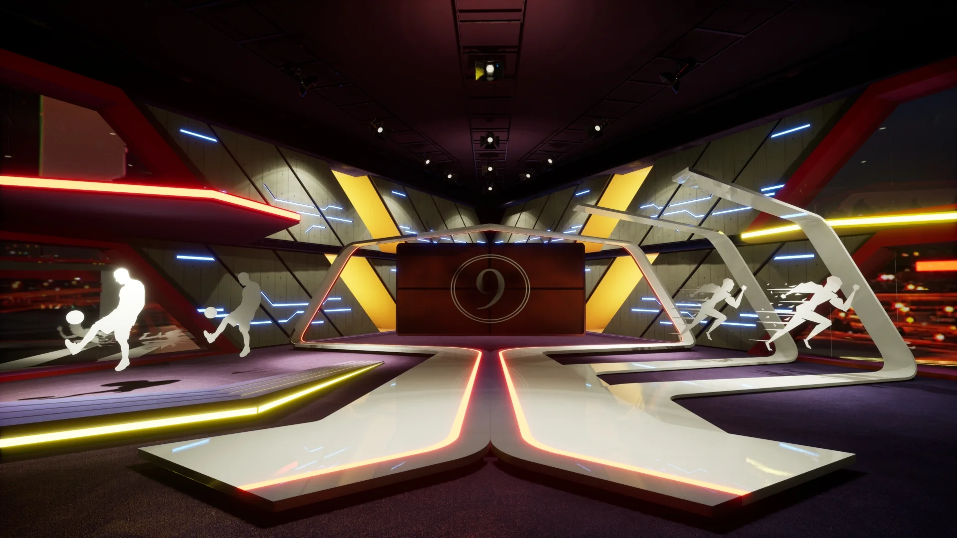 Virtual sport set