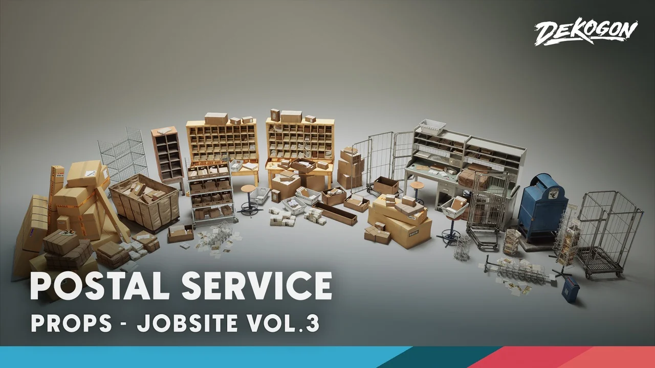 Jobsite VOL.3 - Postal Service (Nanite & Low Poly)