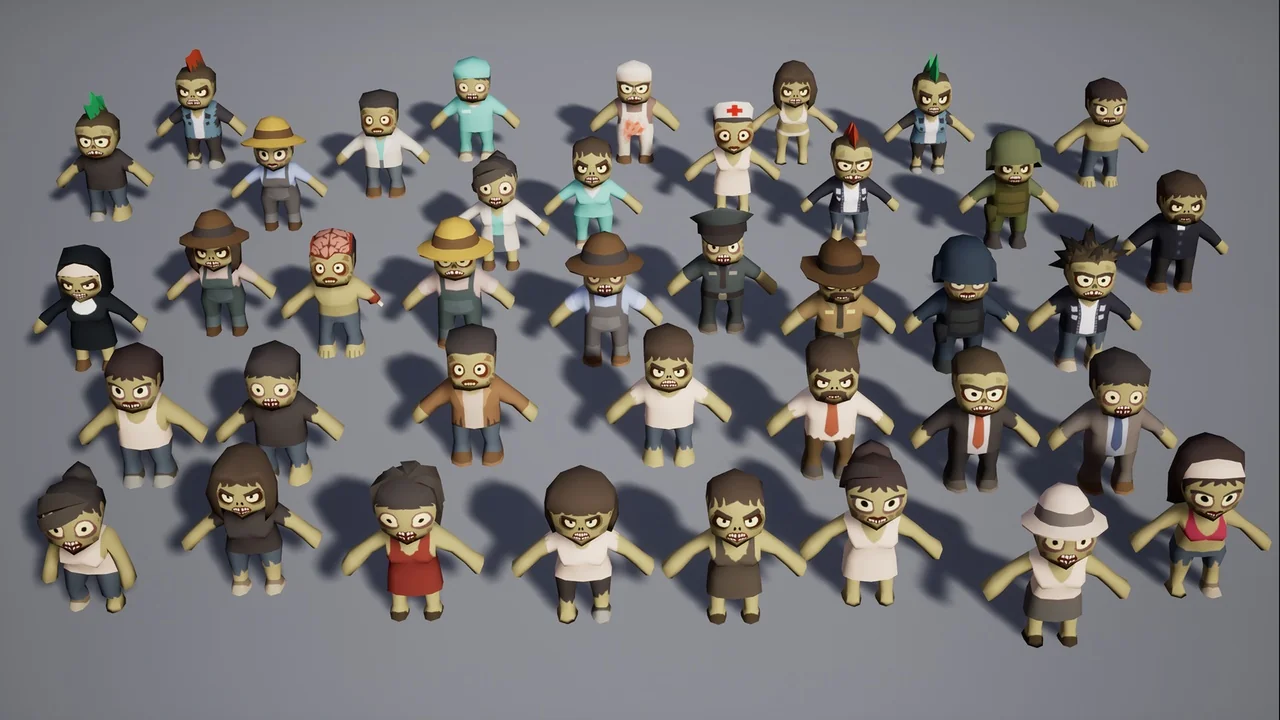 Toony Tiny Zombies