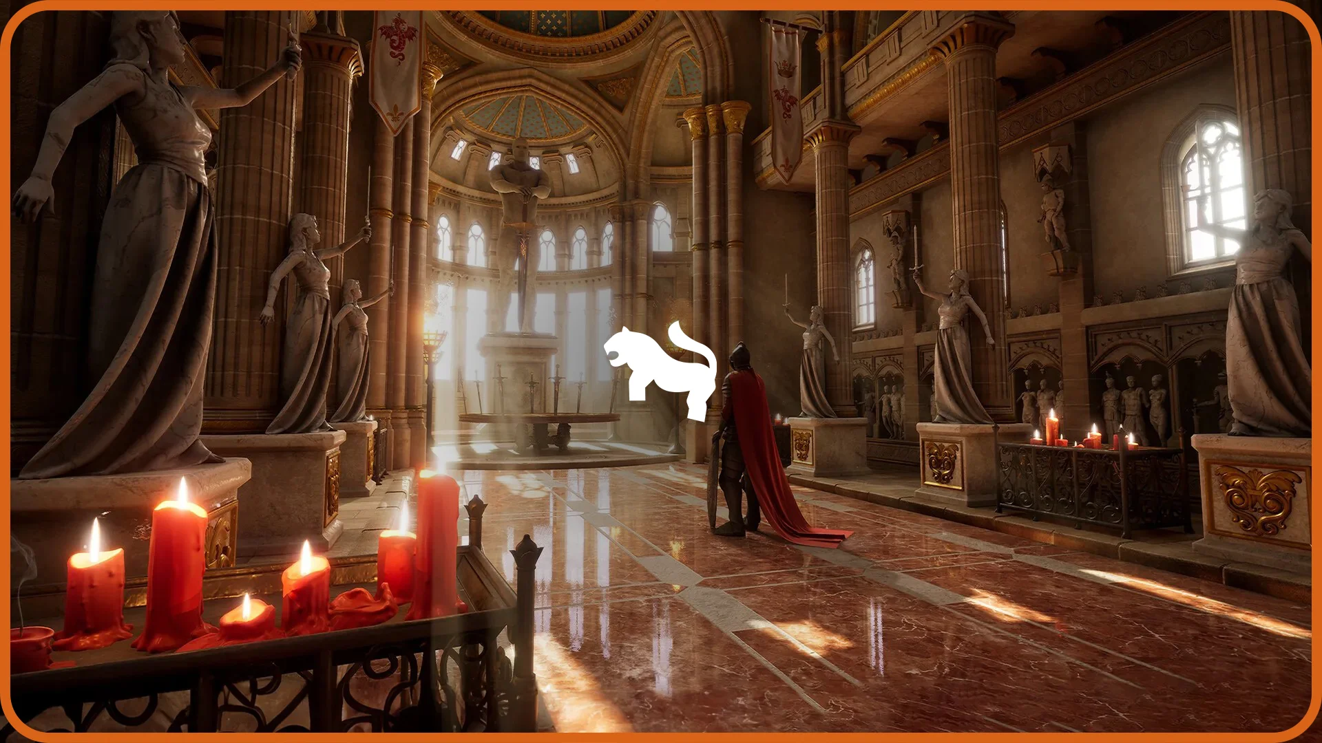King Arthur Medieval Castle Interior Environment ( Castle Medieval Throne Room )