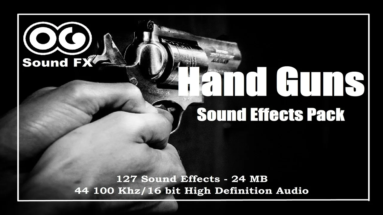 Hand Guns Sound Effects Pack