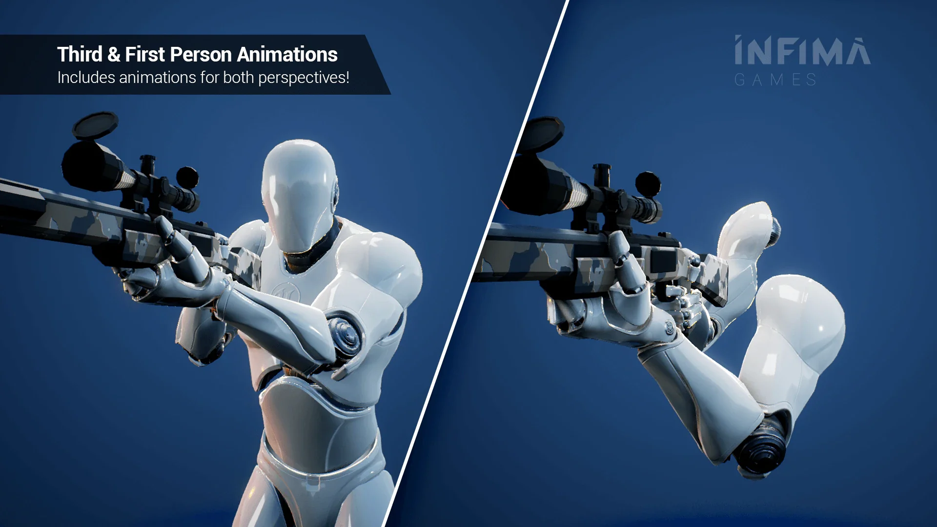 Animated Low Poly Weapons v1.0