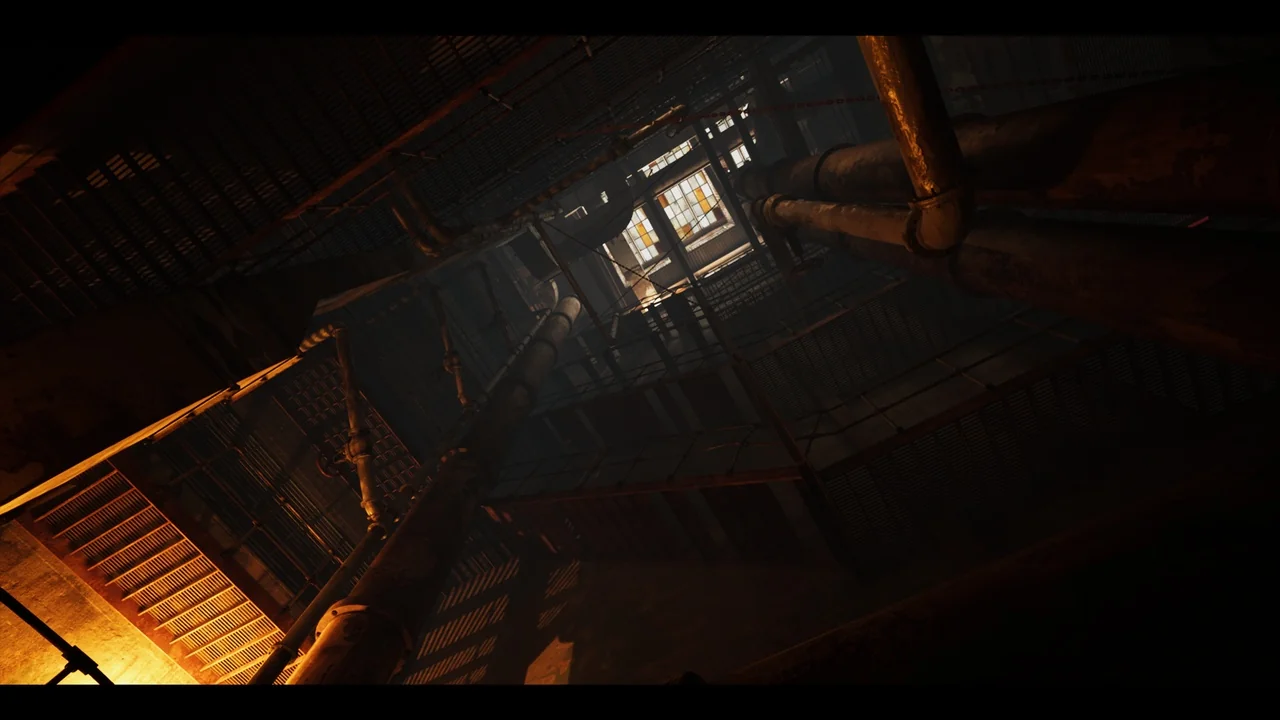 Abandoned Industrial Stairwell