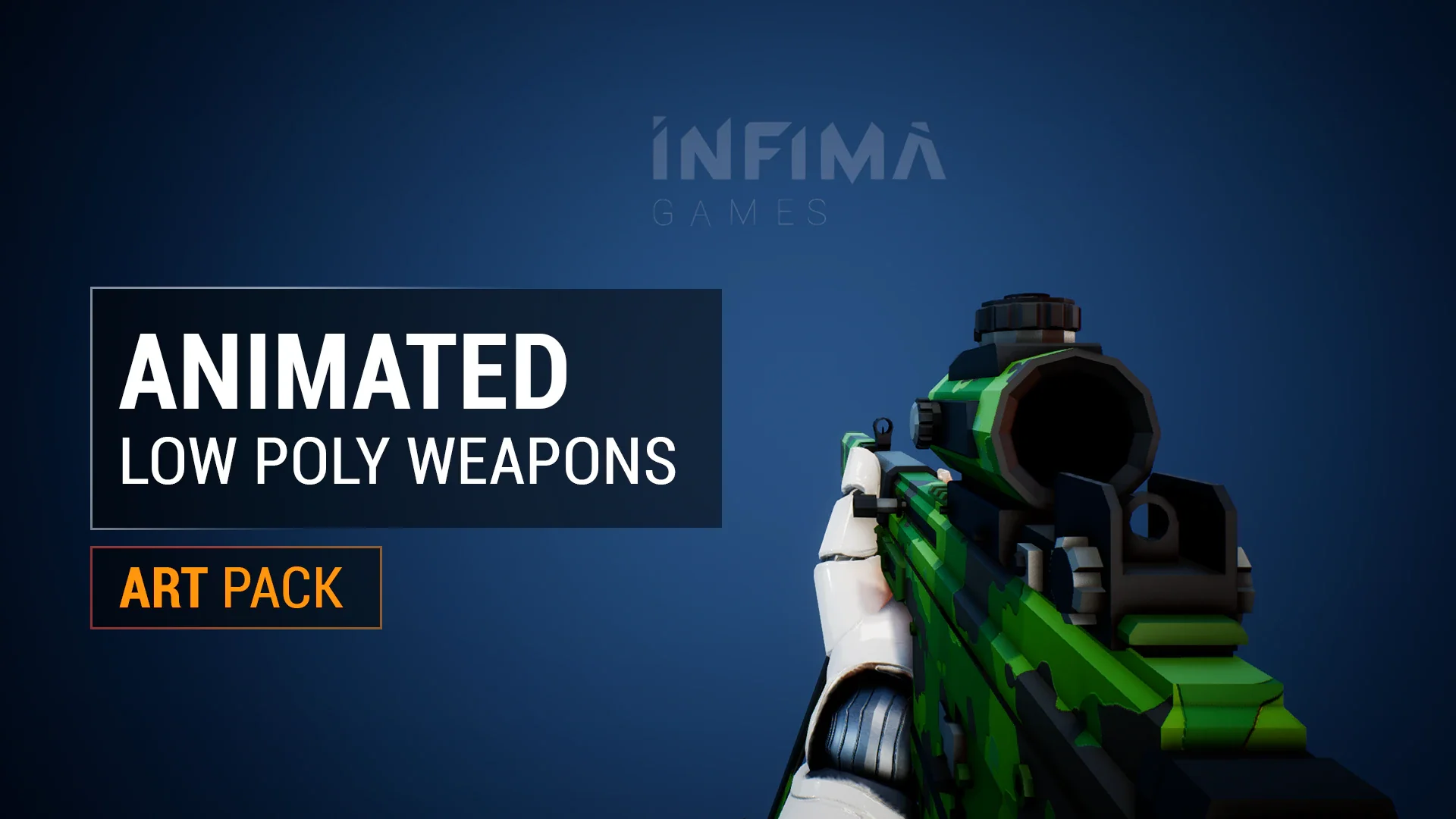 Animated Low Poly Weapons v1.0
