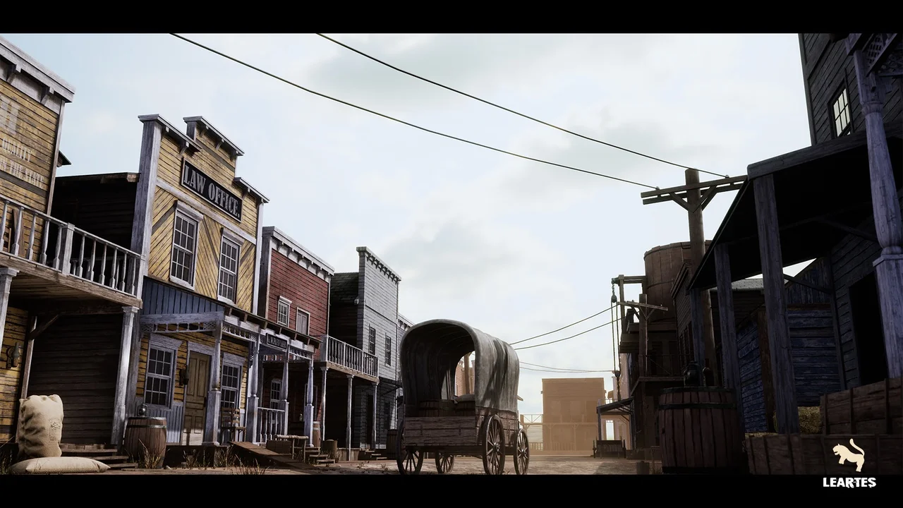 Western Town / Village Pack ( Western Town Village Cowboy Town Village USA )
