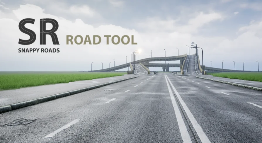 Procedural Road And Highway Tool With Simple Vehicle Traffic