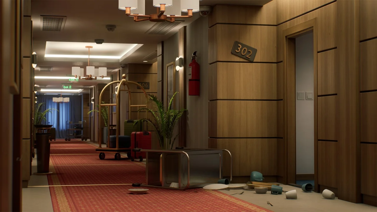 Modular Hotel Corridor
