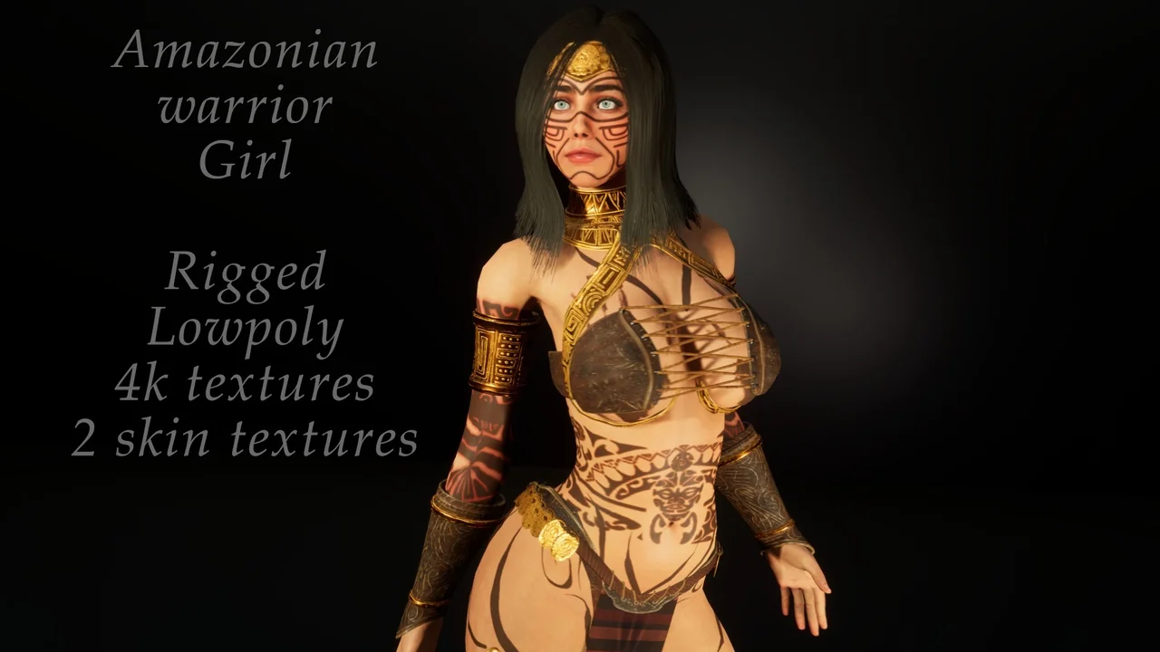 Amazonian warrior girl