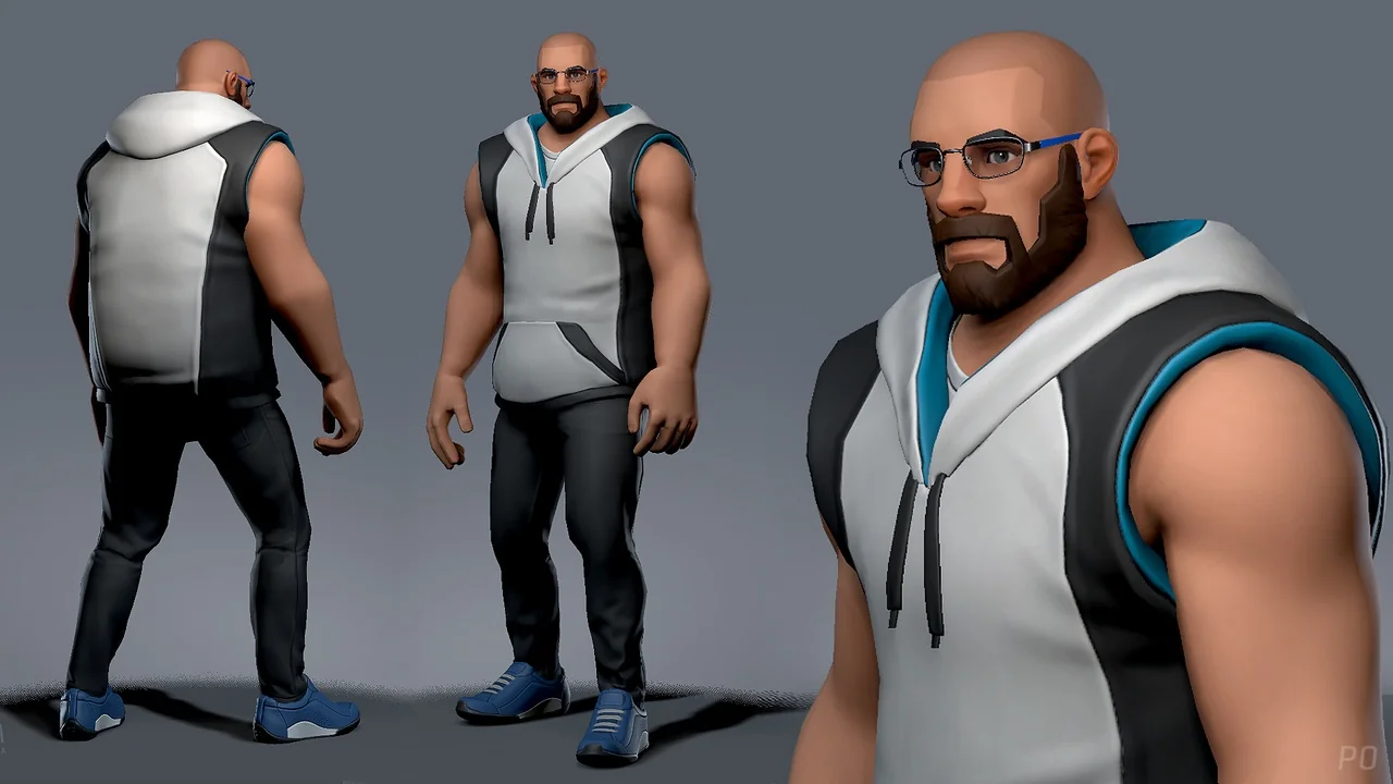 Stylized Male and Female characters (assets only)