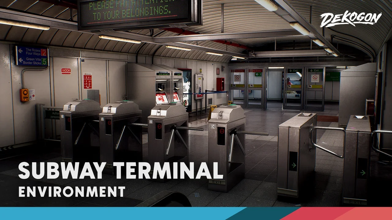 CCA Subway Train Terminal
