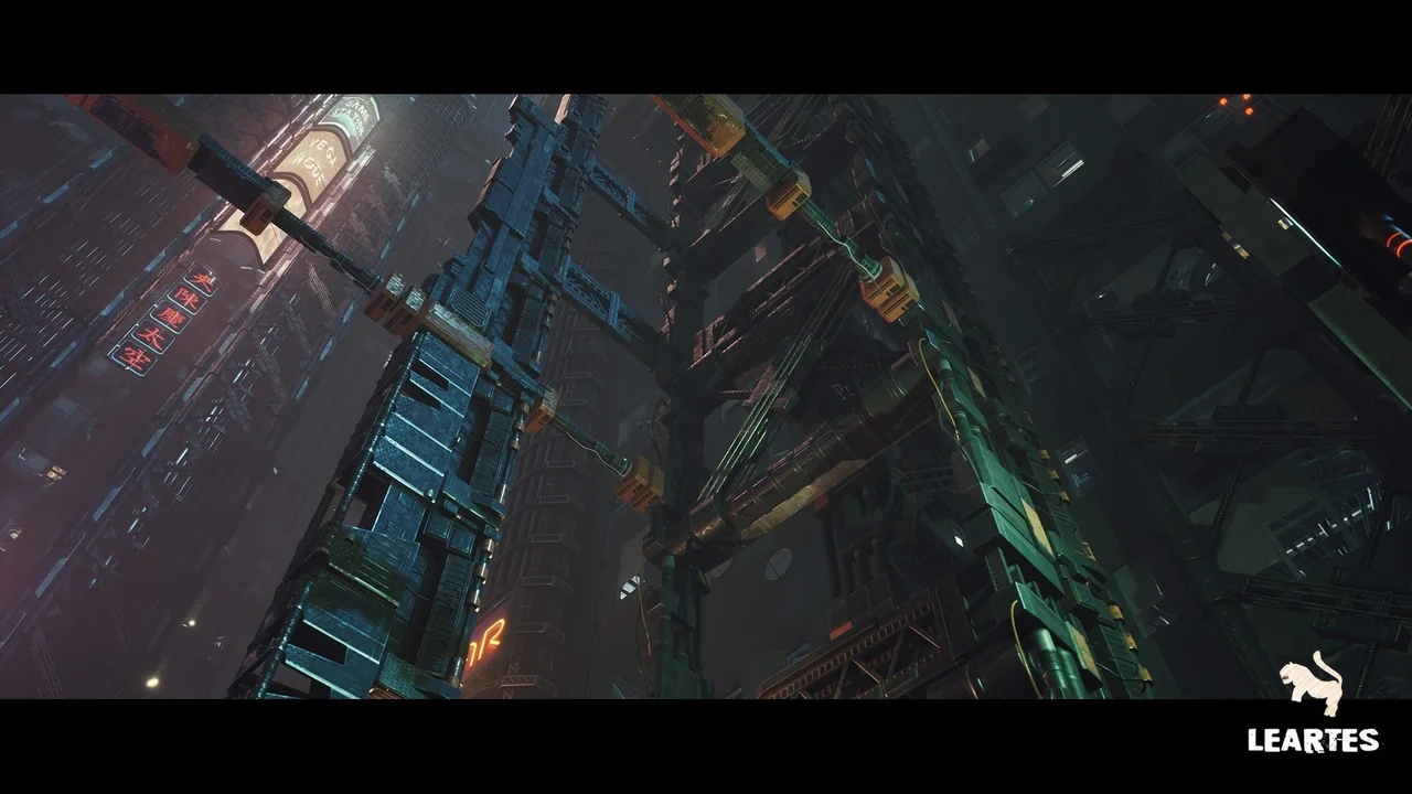 Cyberpunk / Futuristic Structures Set ( Cyberpunk Pack 21 Assets Futuristic )