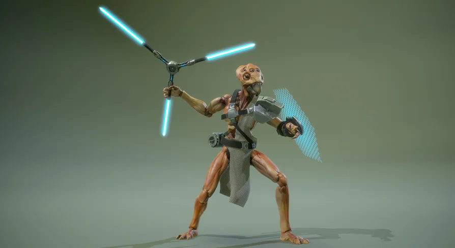 SCI FI ALIEN WARRIOR