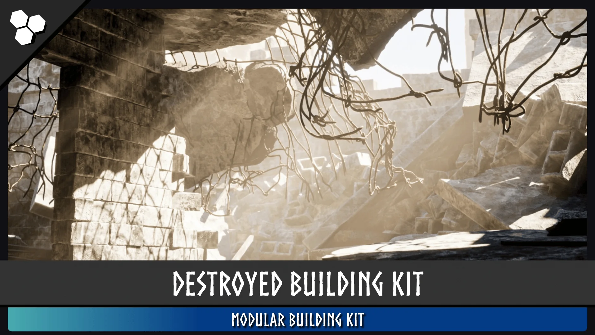 Modular Destroyed Buildings (Modular House, Houses, Modular Building, Building)