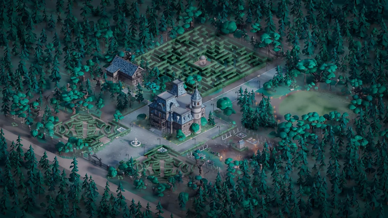 Horror Mansion - Low Poly 3D Models Pack