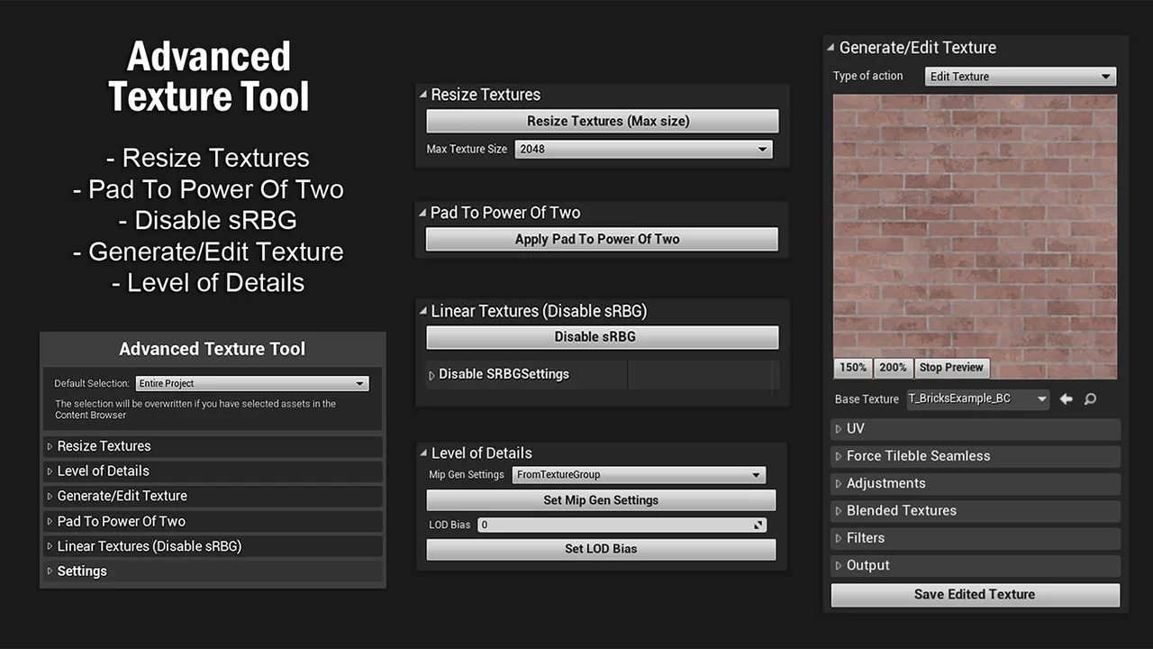Advanced Texture Tool