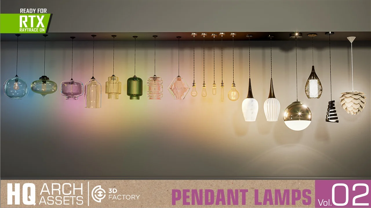 HQ Pendant Lamps Vol. 2