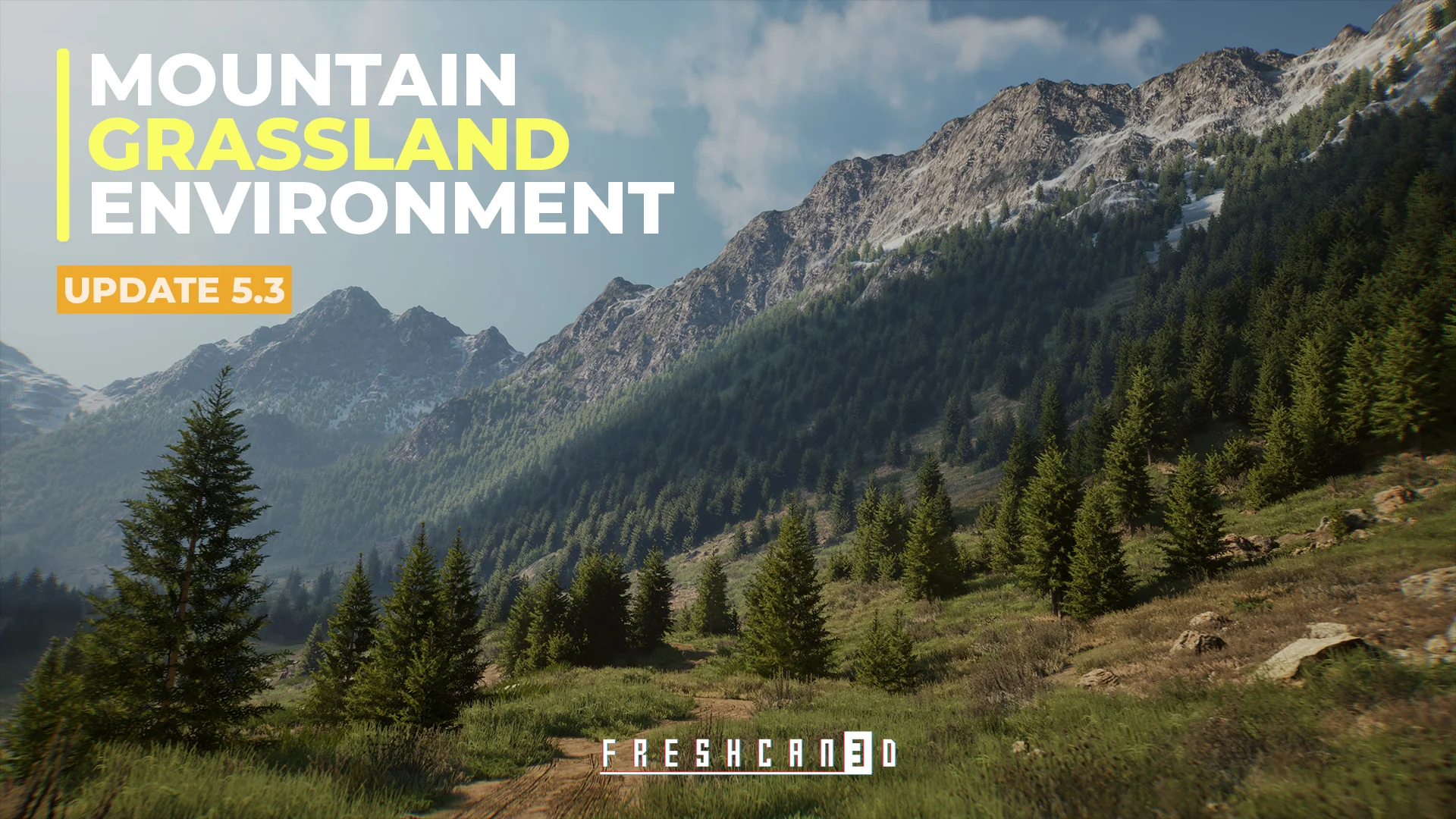 Mountain Grassland Landscape Environment ( Landscape , Mountain Landscape )