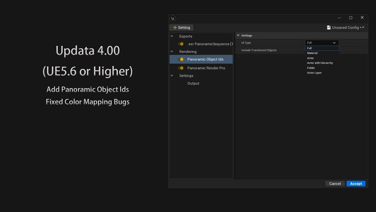 Panoramic Render Pass