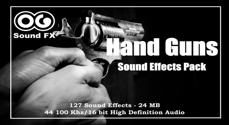 Hand Guns Sound Effects Pack